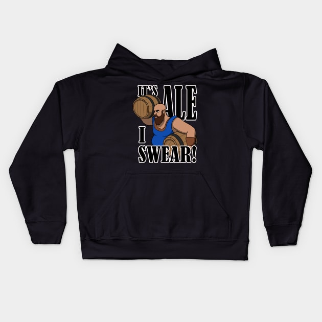 Its Ale I swear Petard Age of Empires parody Kids Hoodie by RampArt